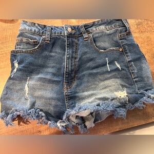 No Boundaries Blue Denim Shorts